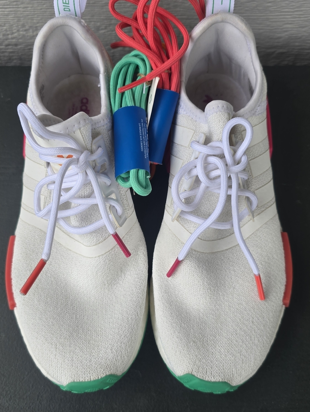 Adidas NMD R1 Low White Magenta Green